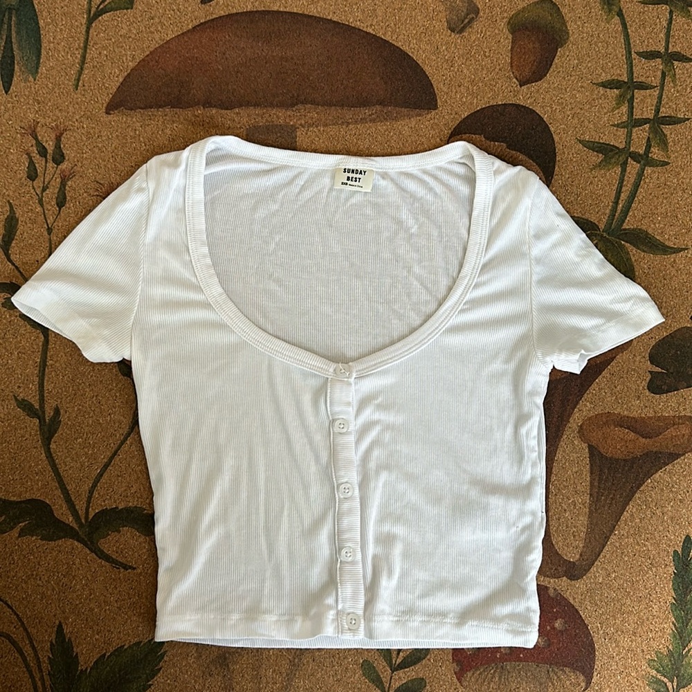 Sunday best holly crop top